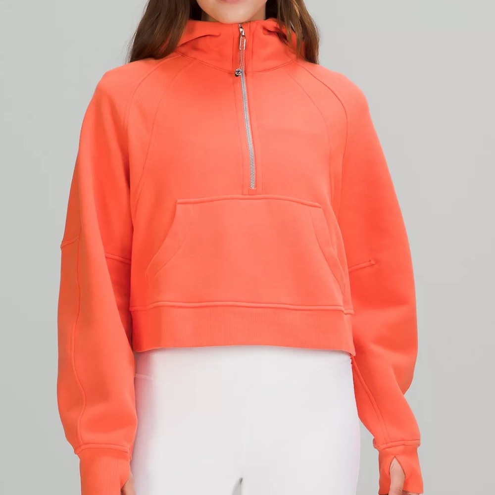 free shipping! - lululemon scuba oversized half zip hoodie
